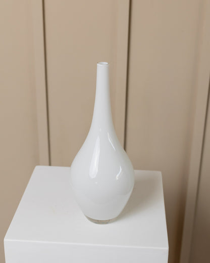 Vase Salong des années 90 par Johanna Jelinek pour IKEA, verre soufflé à la bouche, forme vintage moderne et intemporelle