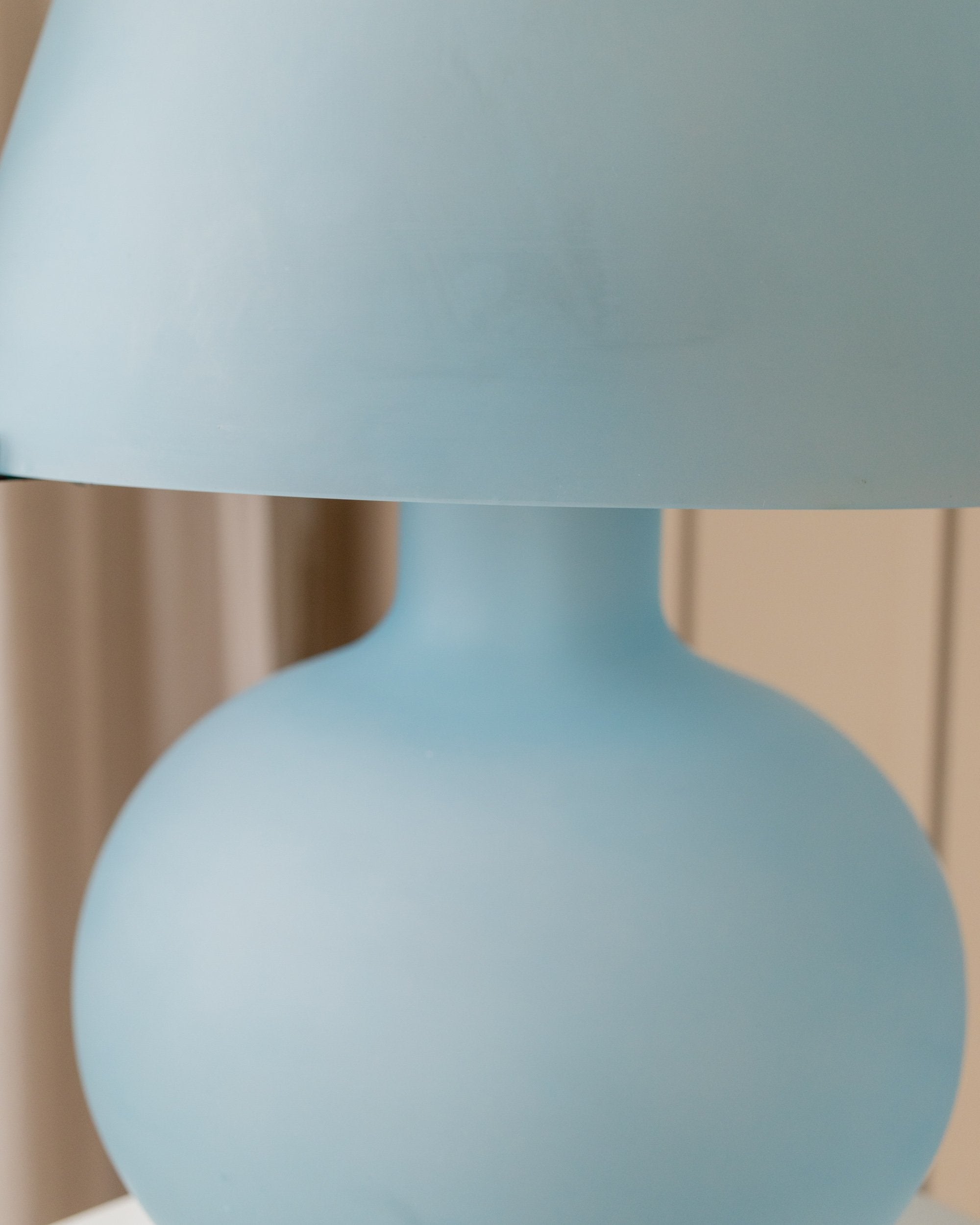 Vintage Blue popular Table Lamp Soft Glow