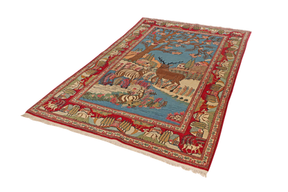 Tapis vintage Kashan 210x135cm