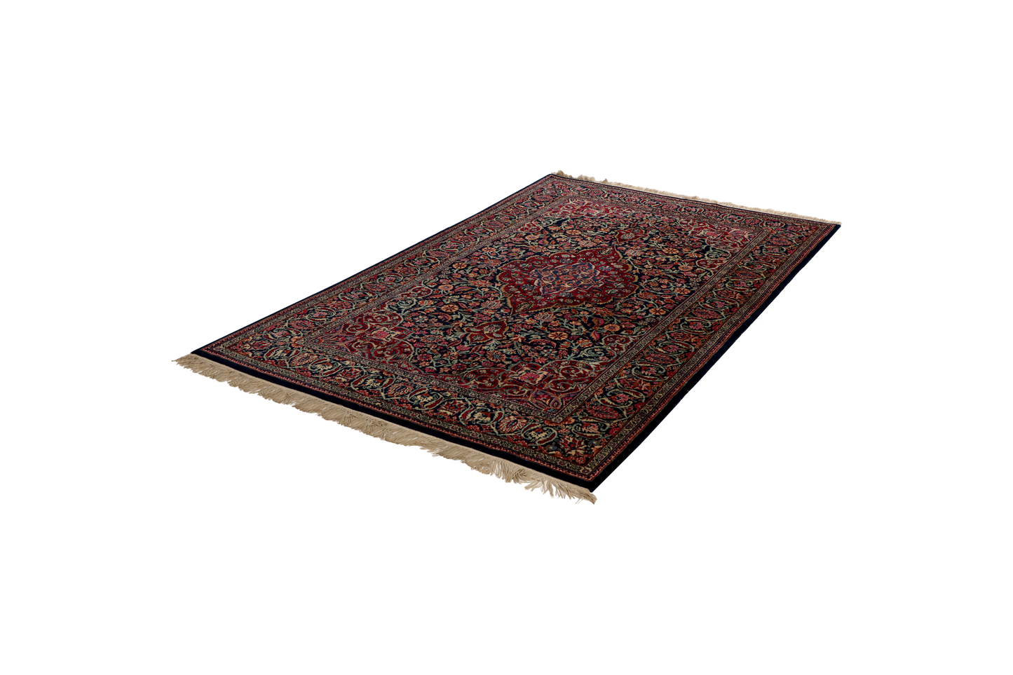 Tapis vintage Kashan 204x130cm