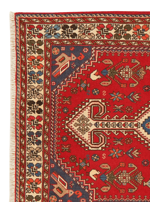 Nasrabad 200x80cm Teppich Vintage