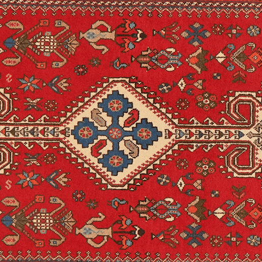 Nasrabad 200x80cm Teppich Vintage