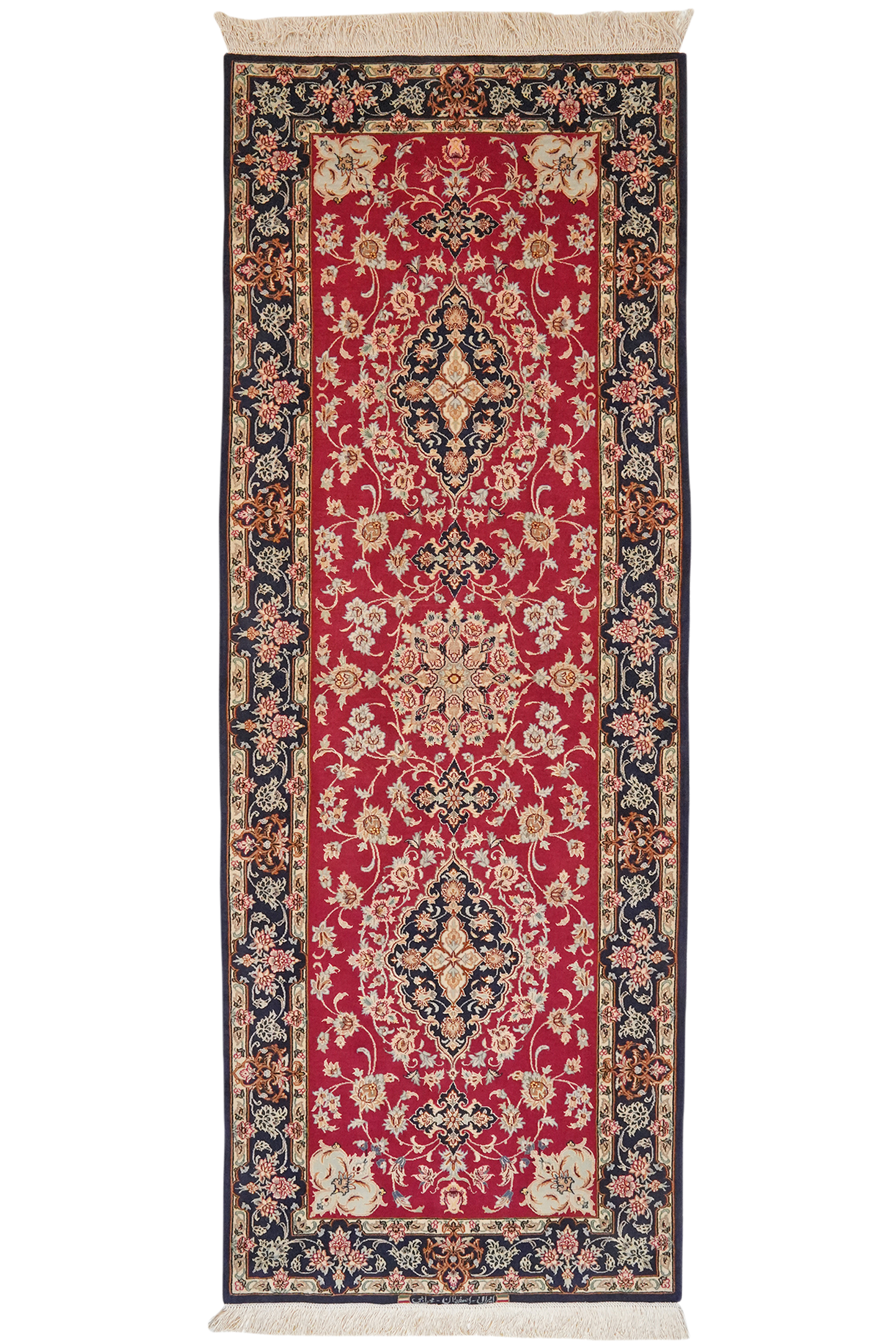 Isfahan 221x83cm Teppich Vintage