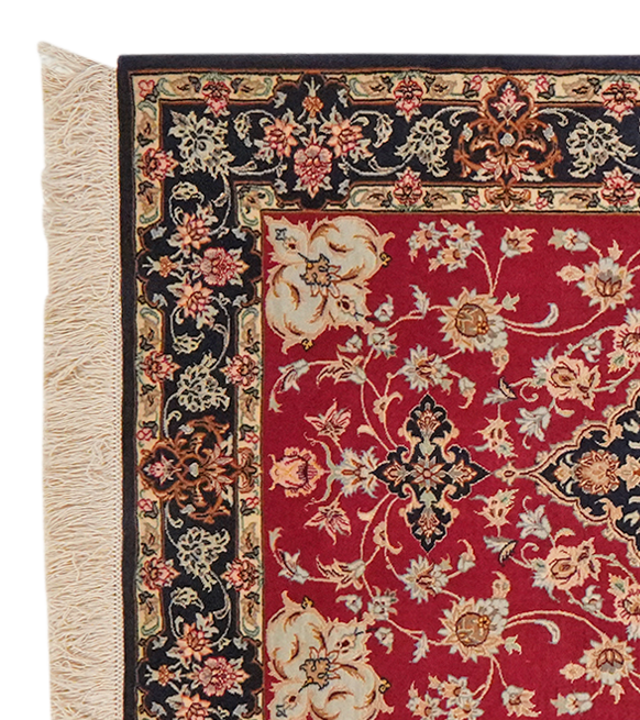 Isfahan 221x83cm Teppich Vintage