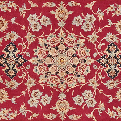 Isfahan 221x83cm Teppich Vintage