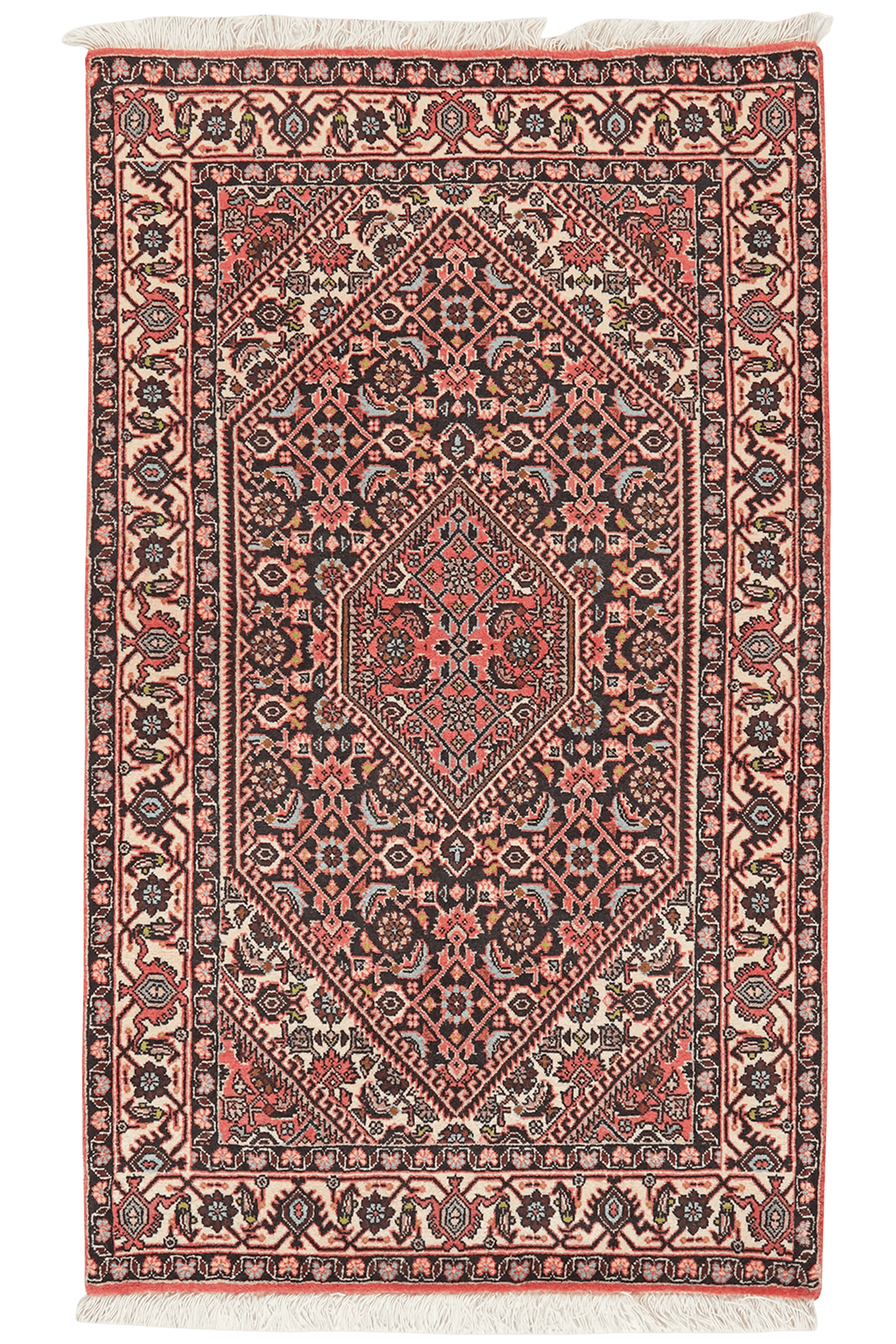 Bidjar Zandjan 140x82cm Teppich Vintage