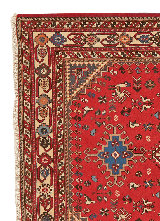 Nasrabad 162x103cm Teppich Vintage