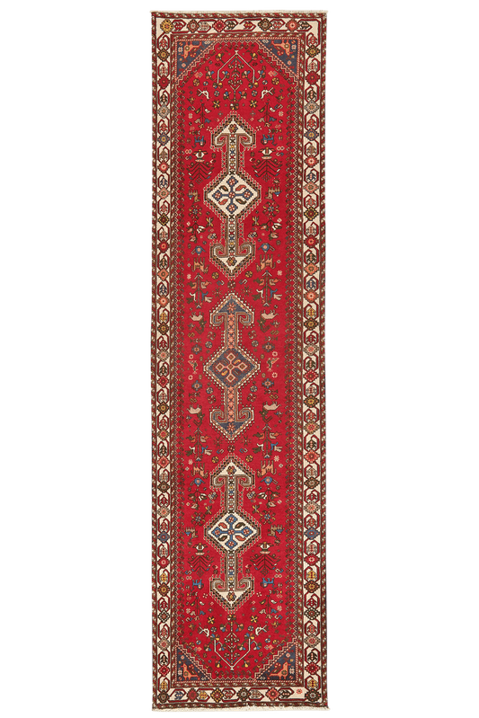 Nasrabad 305x76cm Carpet Vintage