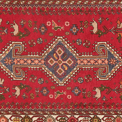 Tapis vintage Nasrabad 305x76cm