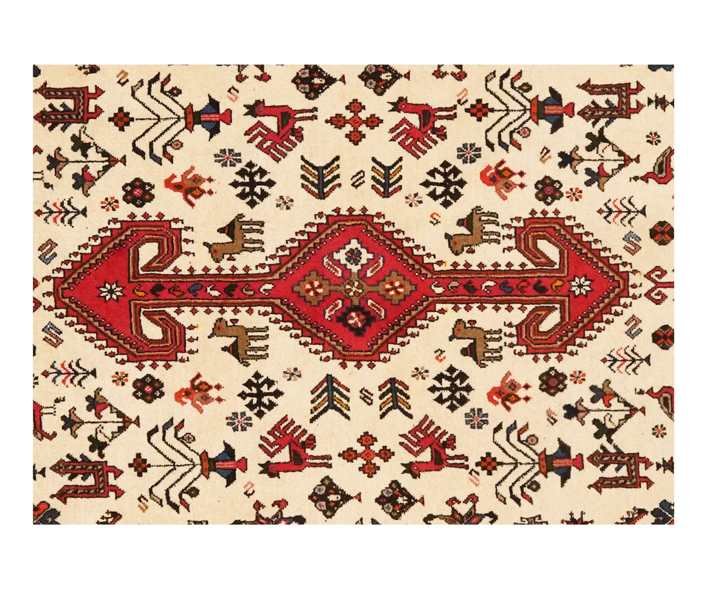 Nasrabad 154x102cm Teppich Vintage