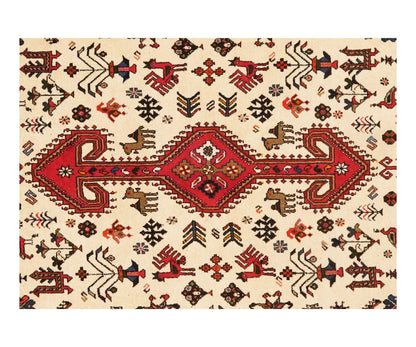 Nasrabad 154x102cm Teppich Vintage