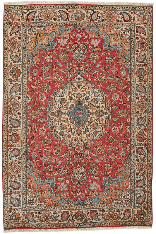 Tapis vintage Tabriz Vieux 213x142cm