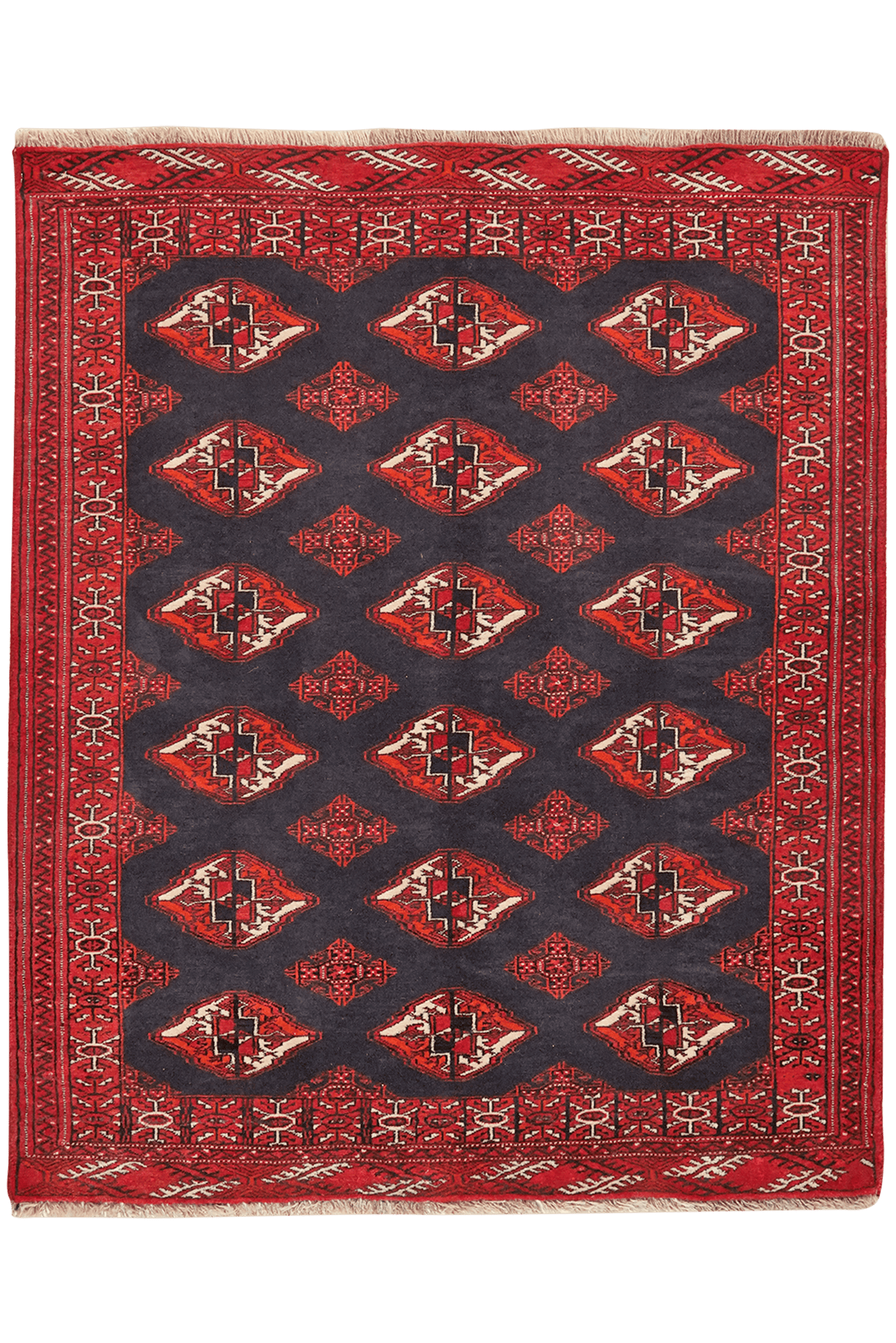 Turkman 128x106cm Carpet Vintage