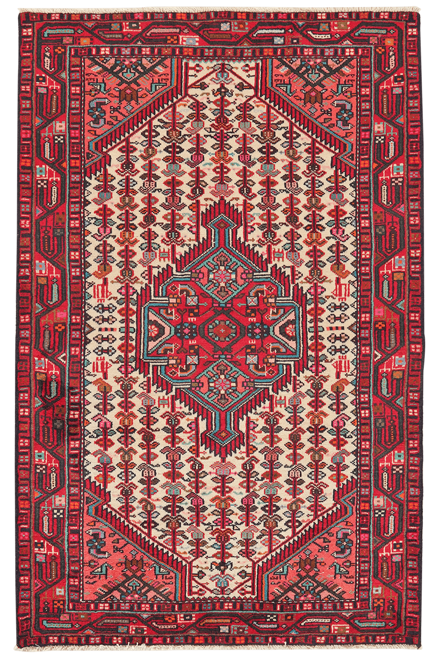 Assadabad 153x96cm Teppich Vintage