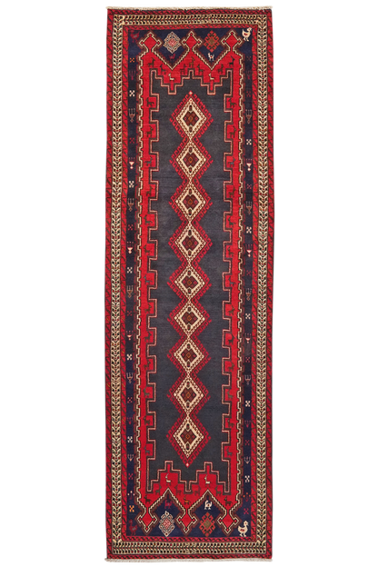 Tapis vintage Afshar 284x84cm