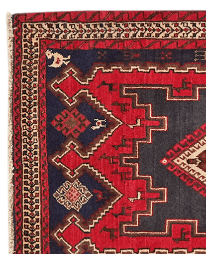 Afshar 284x84cm Teppich Vintage