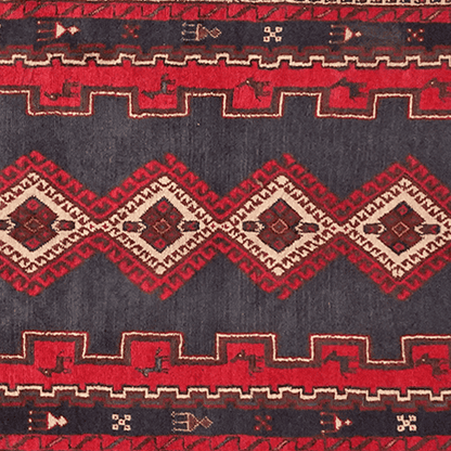 Afshar 284x84cm Teppich Vintage