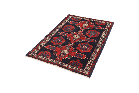 Shahsavan 157x108cm Carpet Vintage
