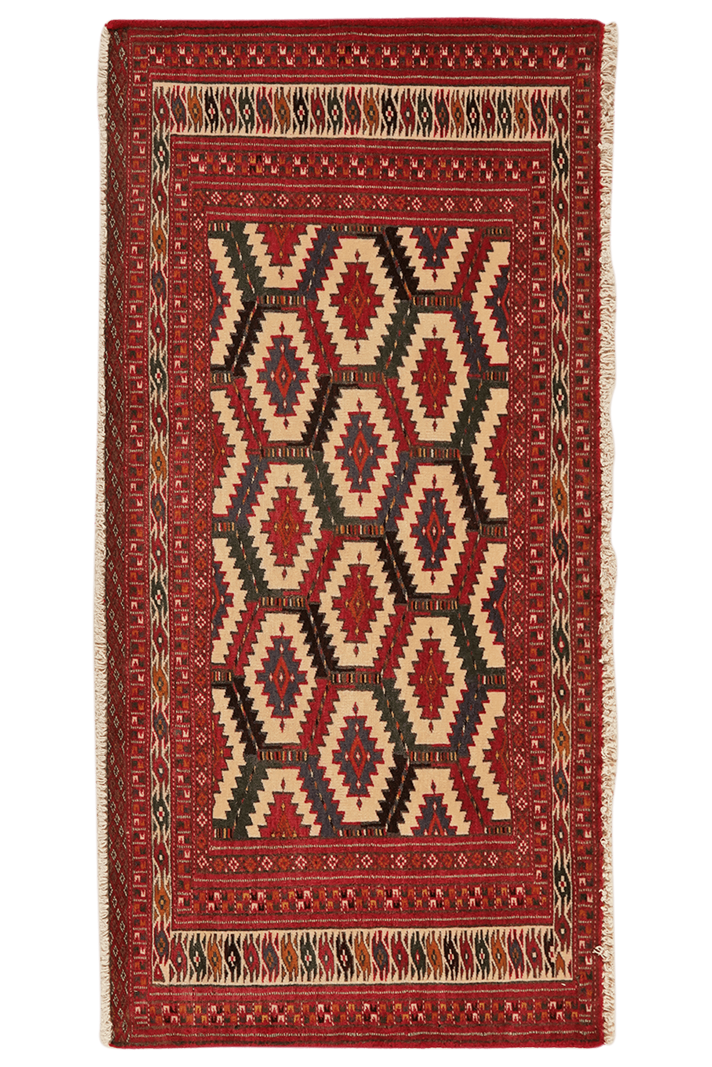 Turkman 63x128cm Vintage Teppich