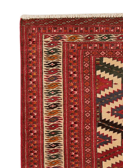 Turkman 63x128cm Vintage Teppich