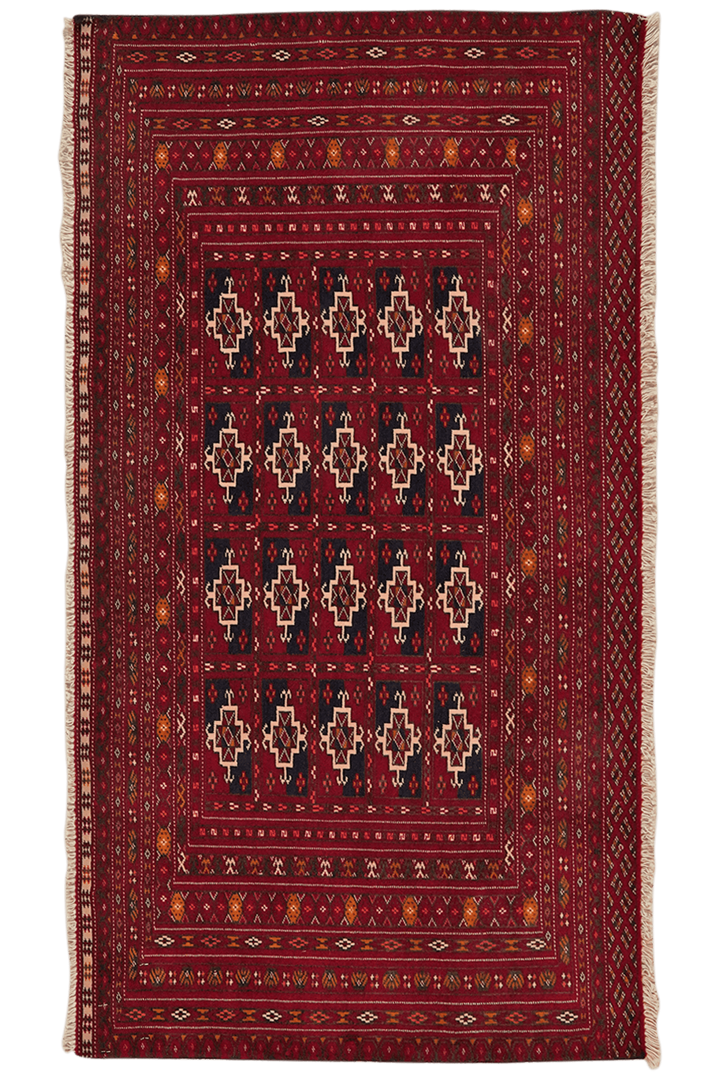 Turkman 73x134cm Vintage Teppich