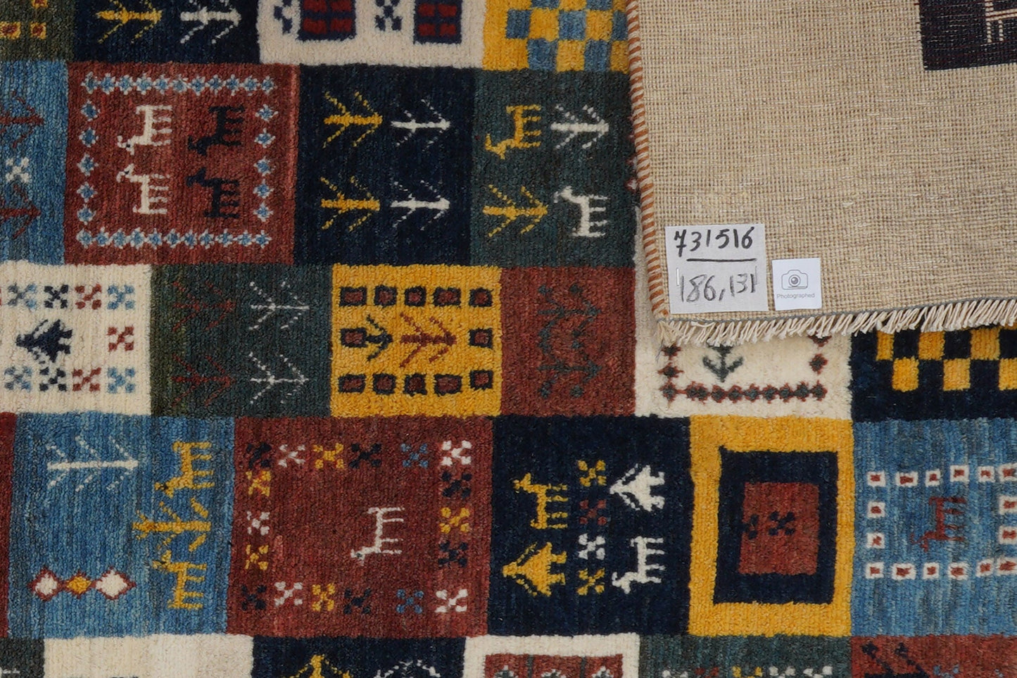 Gabbeh Sonnat 186x131cm Carpet Vintage