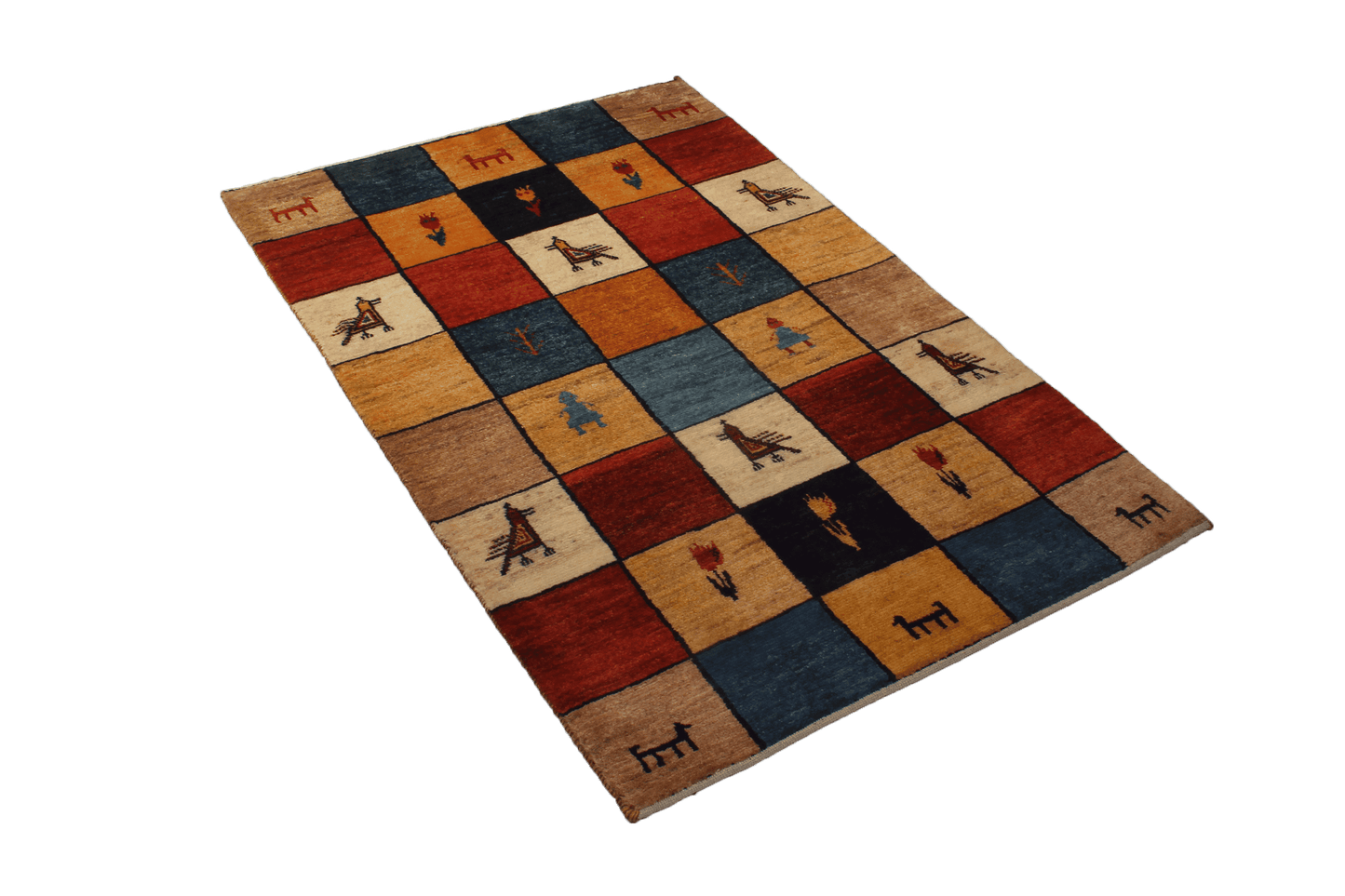 Gabbeh Sonnat 149x98cm Teppich Vintage