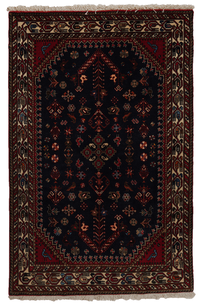 Nasrabad 149x98cm Teppich Vintage