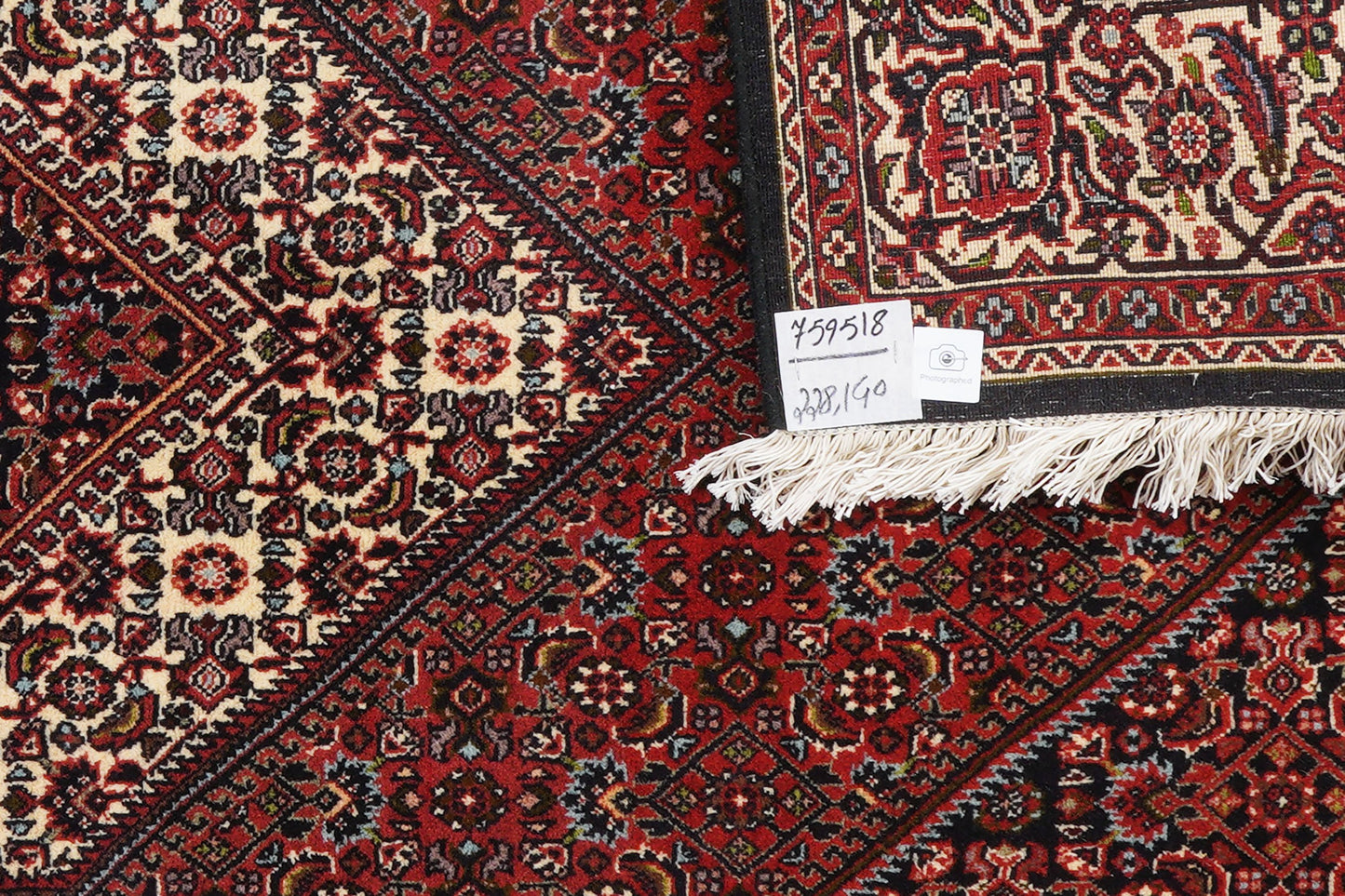 Tapis vintage Bidjar Zandjan 228x140cm