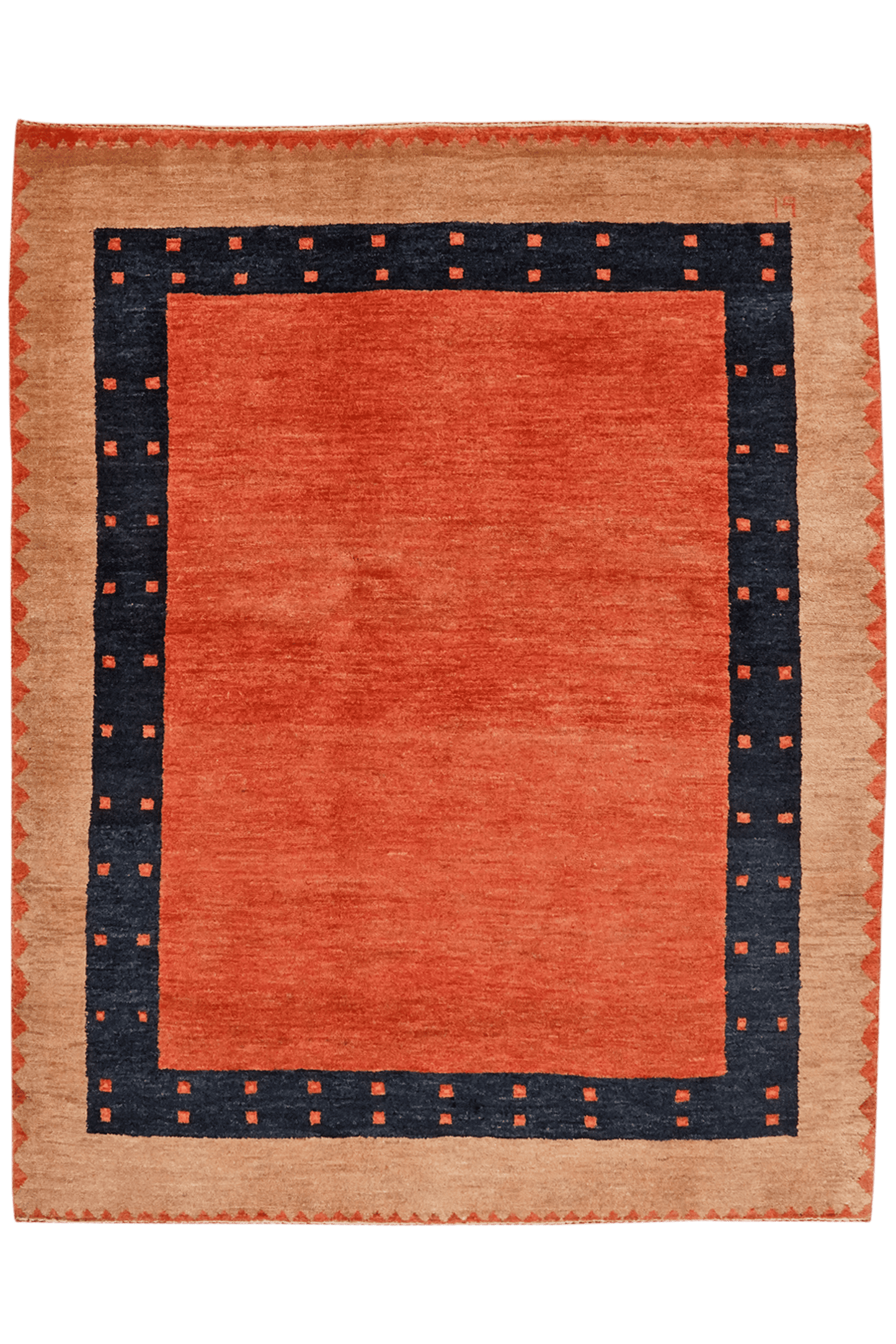 Rizbaf 160x125cm Teppich Vintage