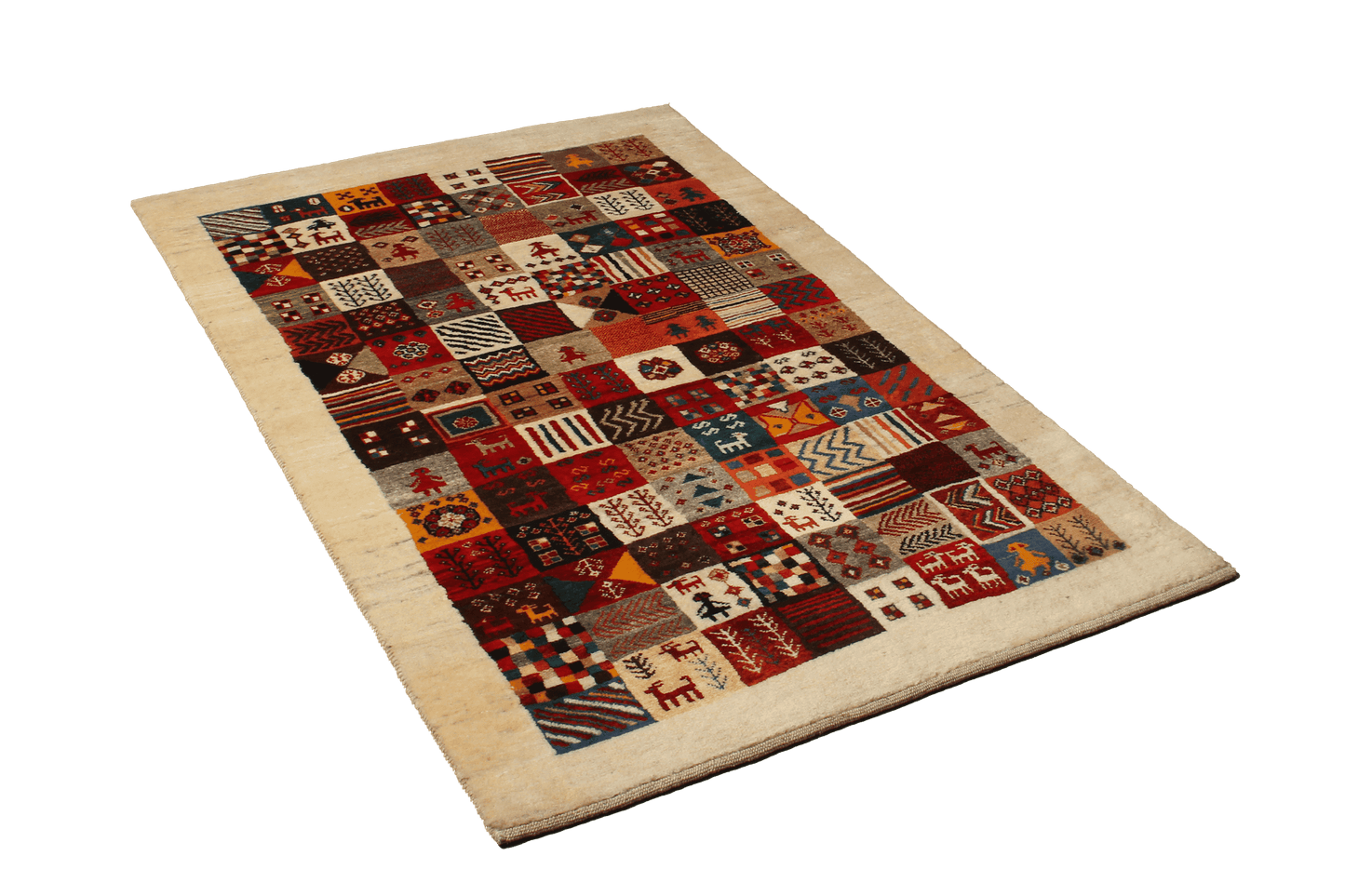 Rizbaf 154x102cm Teppich Vintage