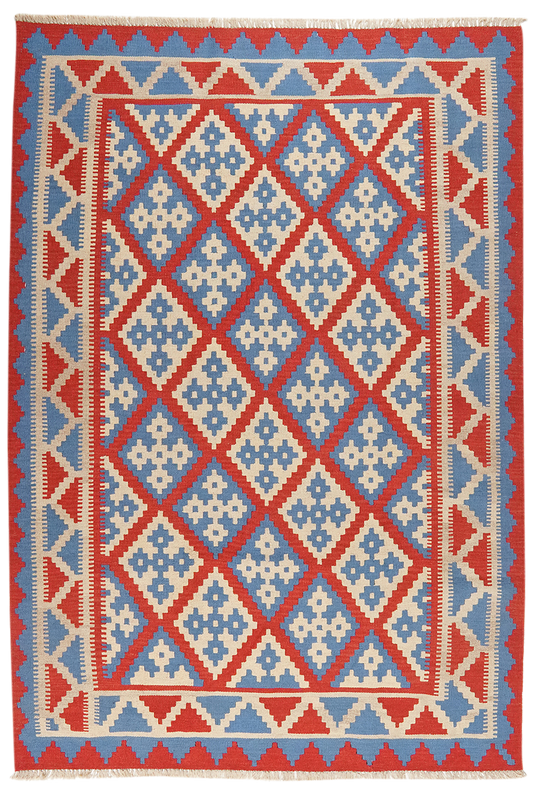 Kelim Gashgai 240x165cm Carpet Vintage