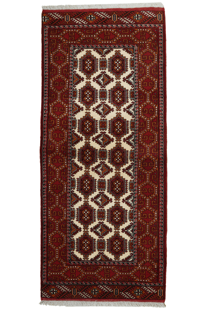 Turkman 193x84cm Teppich Vintage