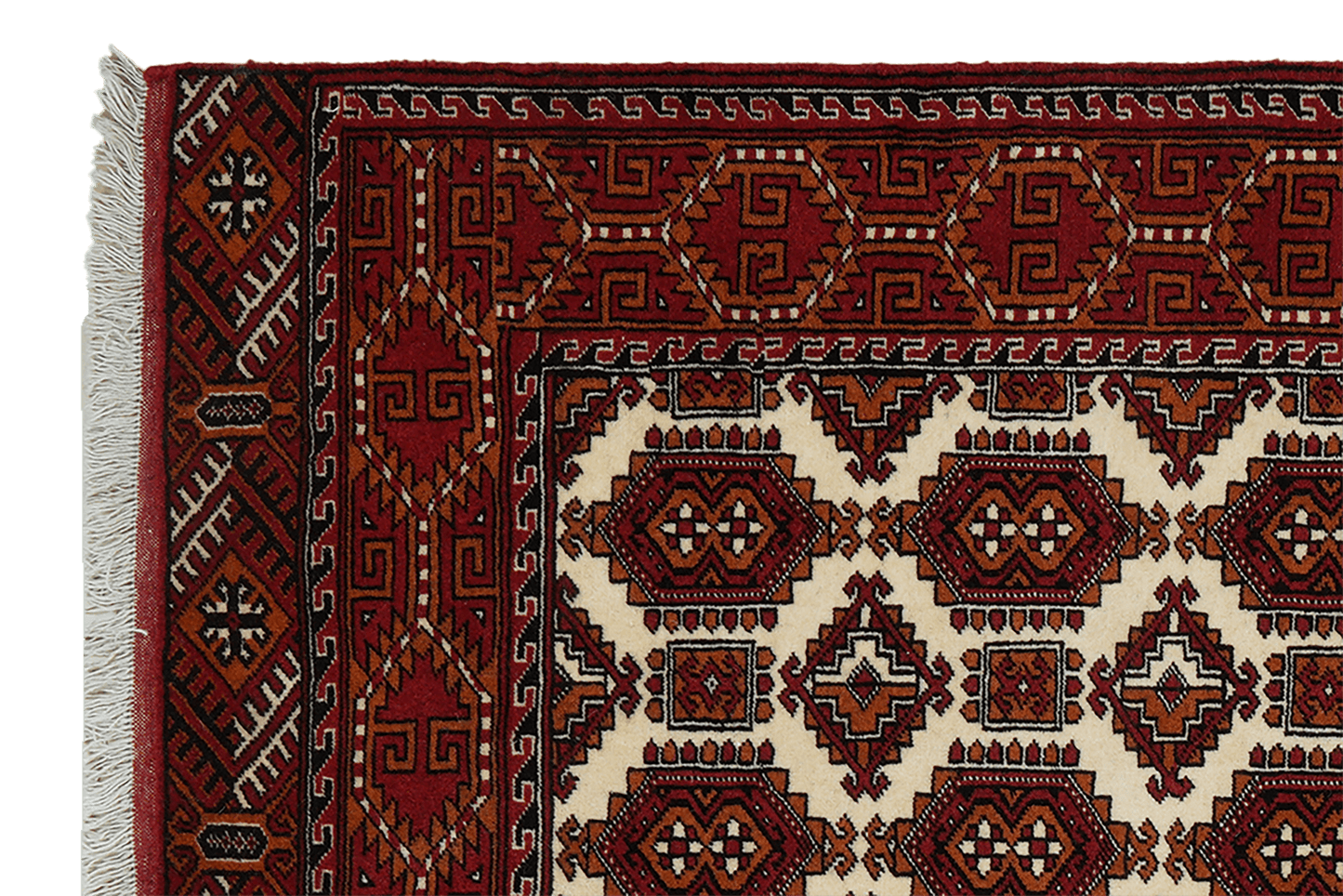 Turkman 193x84cm Teppich Vintage