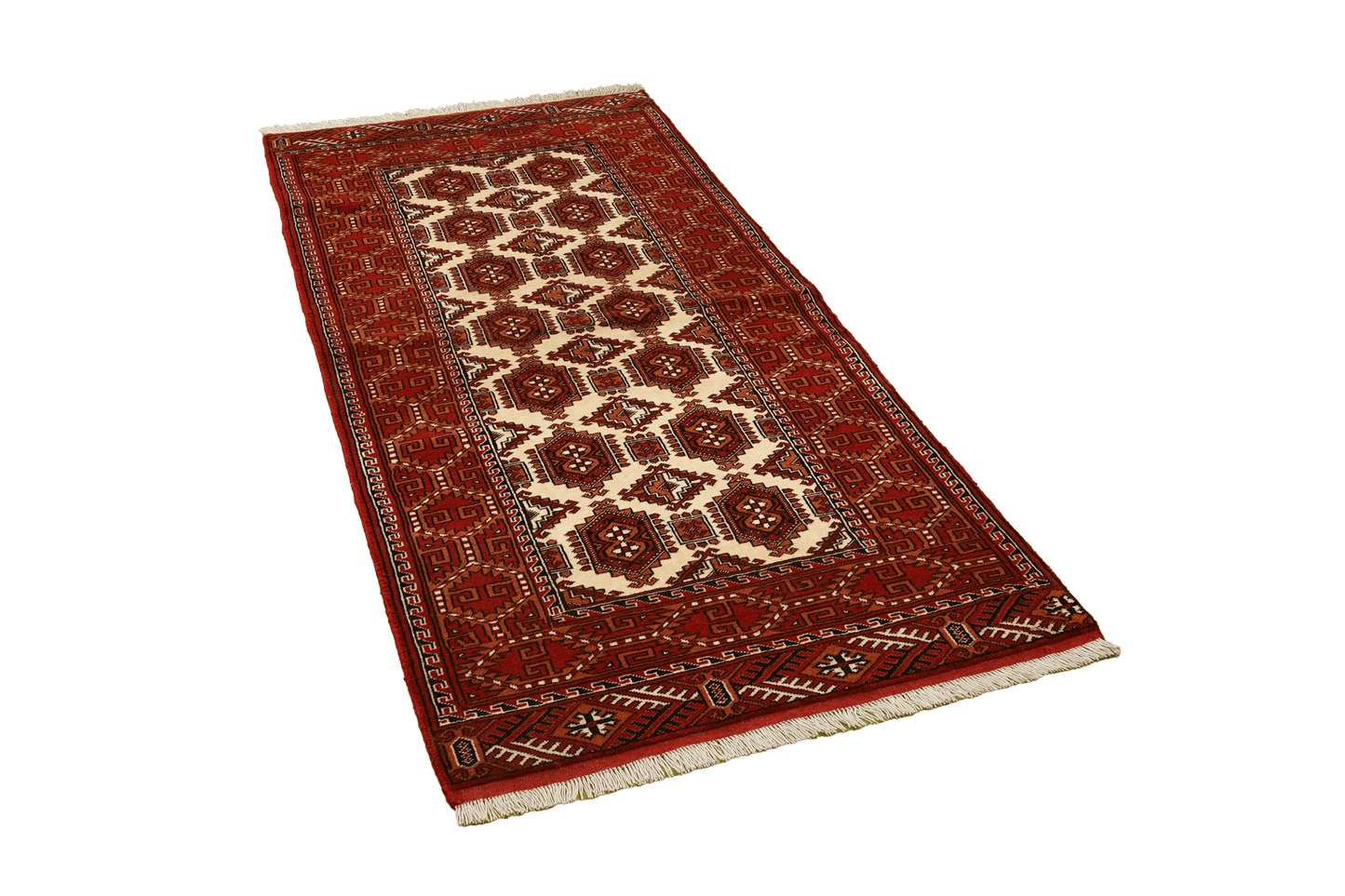 Turkman 193x84cm Teppich Vintage