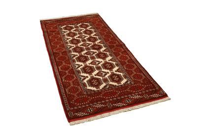 Turkman 193x84cm Teppich Vintage