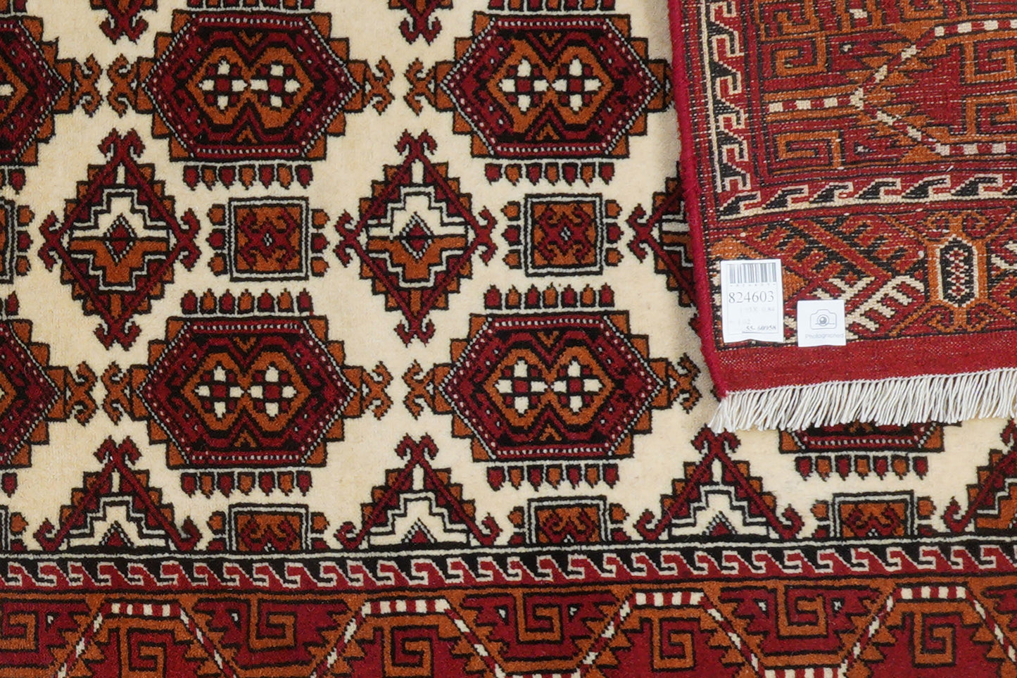 Turkman 193x84cm Carpet Vintage