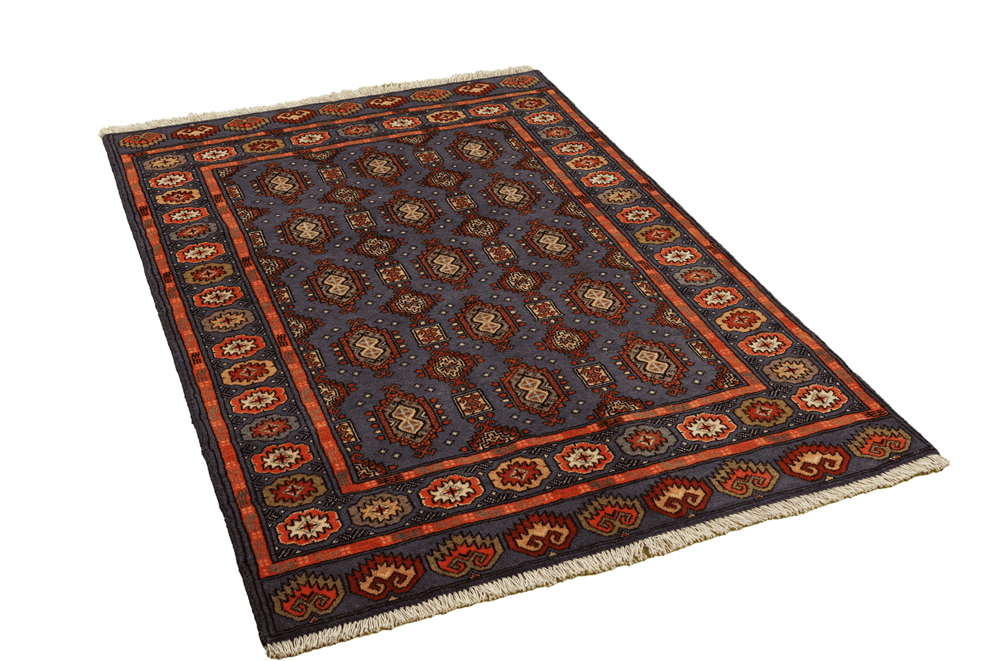 Turkman 153x102cm Teppich Vintage