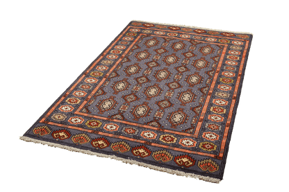 Turkman 153x102cm Teppich Vintage