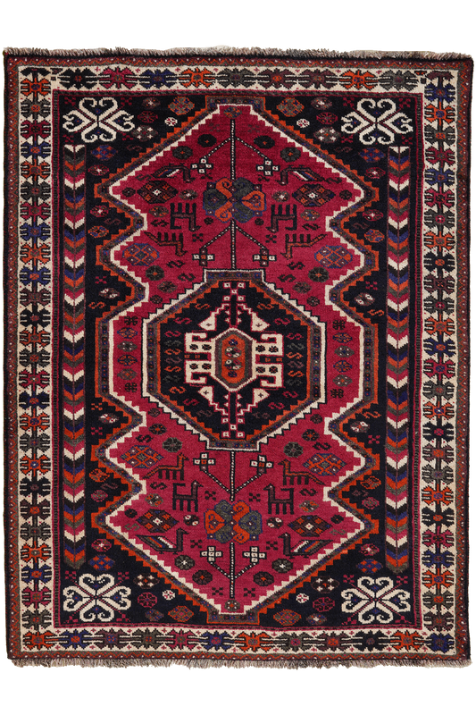 Gashgai 159x123cm Teppich Vintage