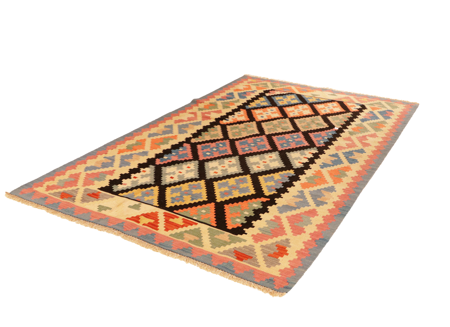 Tapis Kilim Gashgai 249x160cm vintage