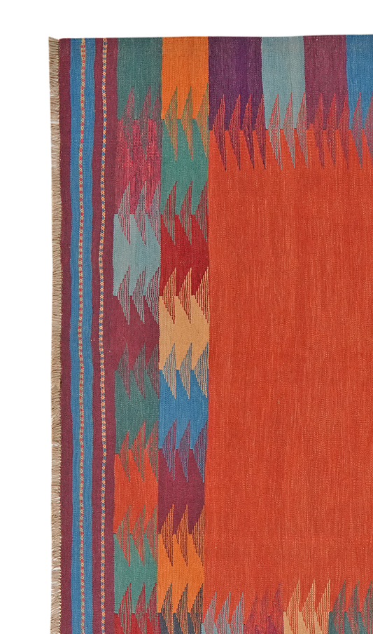 Kelim Gashgai 237x189cm Carpet Vintage