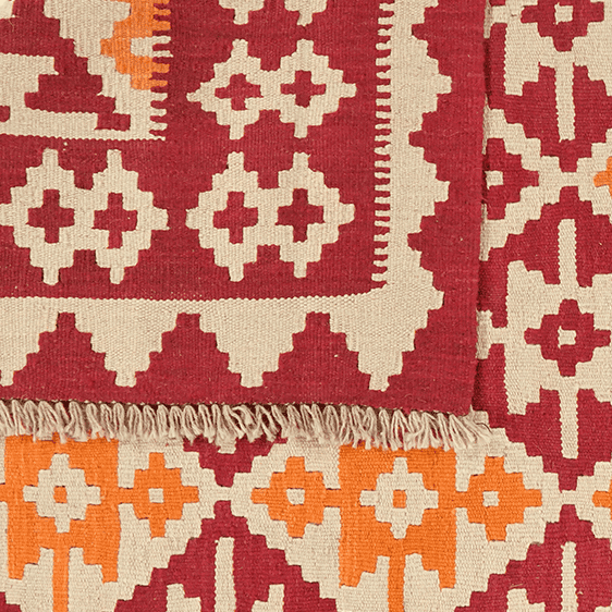 Kelim Gashgai 238x167cm Carpet Vintage