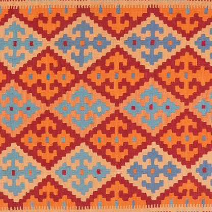 Kelim Gashgai 239x170cm Teppich Vintage