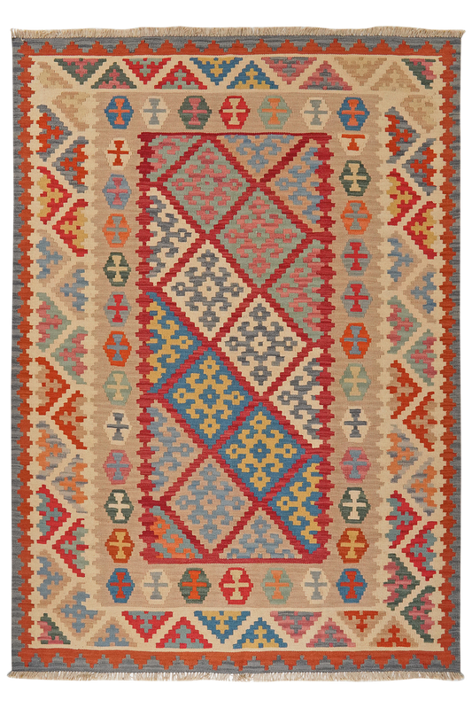 Tapis Kilim Gashgai 245x175cm vintage