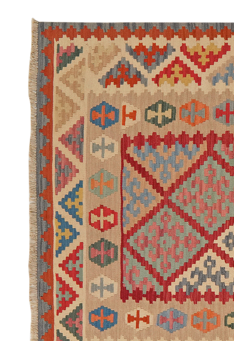 Tapis Kilim Gashgai 245x175cm vintage