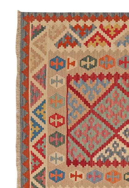 Tapis Kilim Gashgai 245x175cm vintage