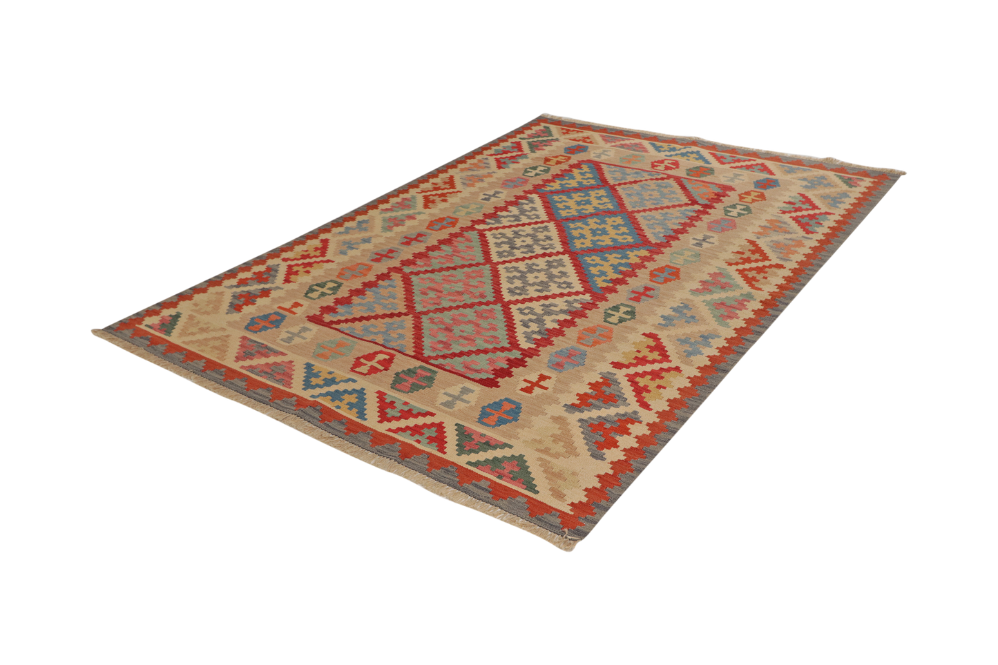 Tapis Kilim Gashgai 245x175cm vintage