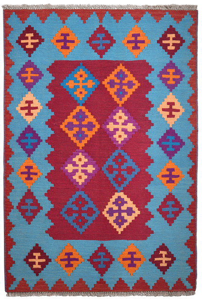 Kelim Gashgai 172x119cm Carpet Vintage