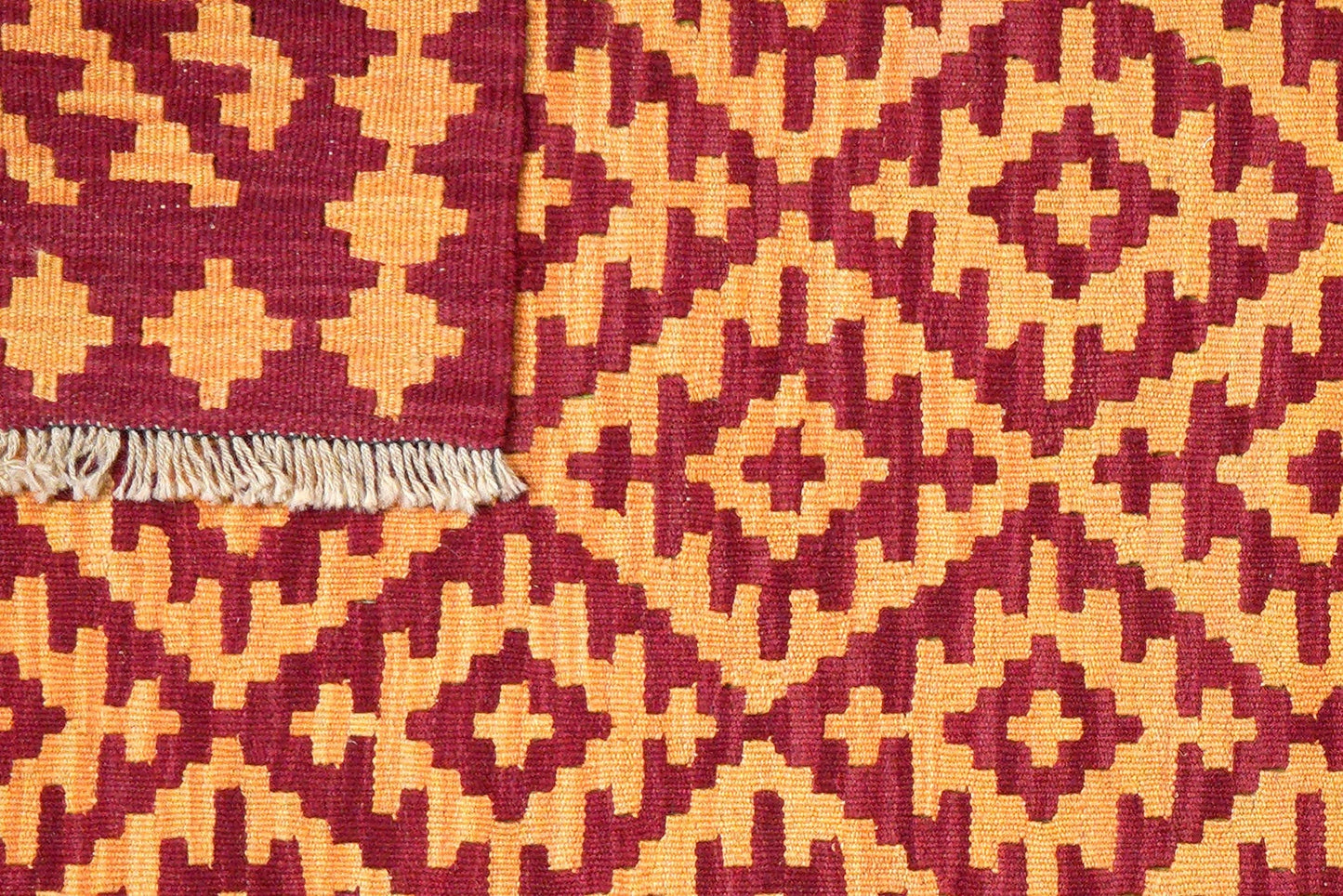 Kelim Gashgai 178x119cm Teppich Vintage